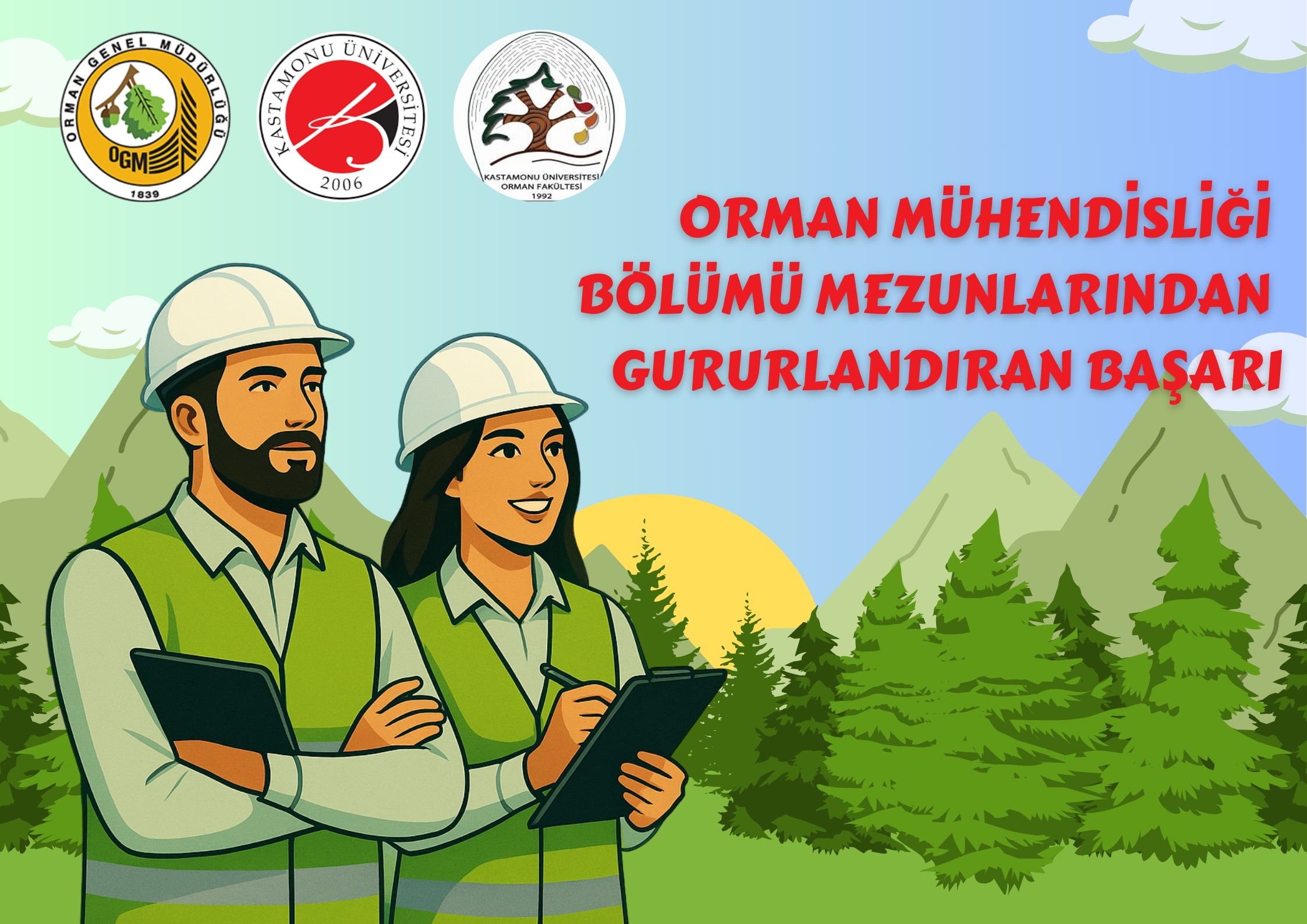 Orman Mühendisliği Bölümü Mezunlarından Gururlandıran Başarı