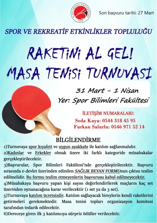 Masa Tenisi Turnuvasi