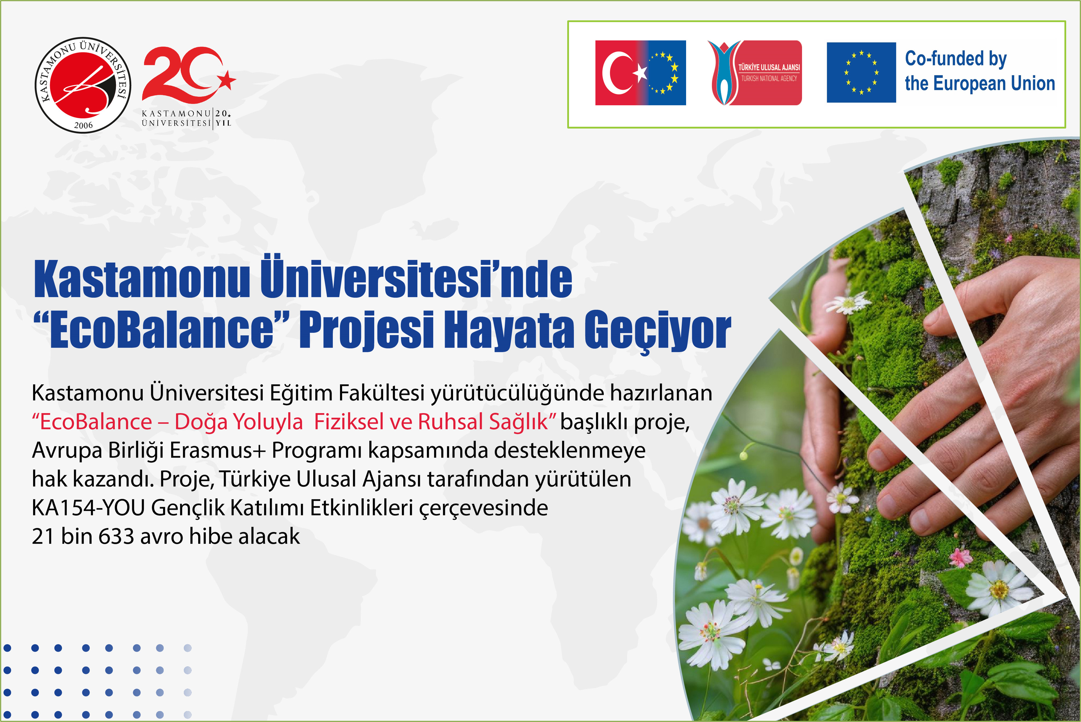 EcoBalance Projesi ile Doğayla Dengede Sağlıklı Yaşam Başlıyor