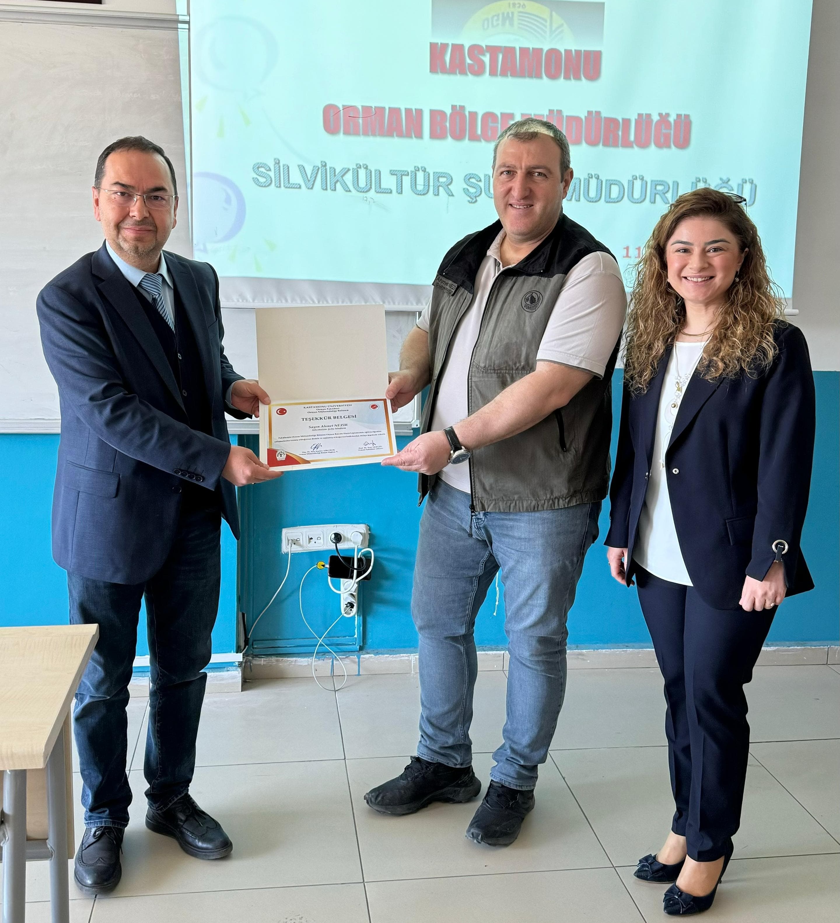 Kastamonu OBM Silvikültür Şube Müdürü Orman Bakımı Dersi Kapsamında  Konuğumuz Oldu