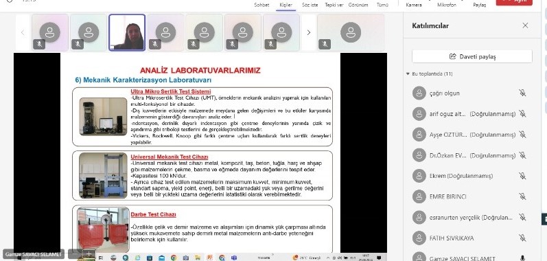 Merkezi Araştırma Laboratuvarı Çevrimiçi Bilgilendirme Toplantısı