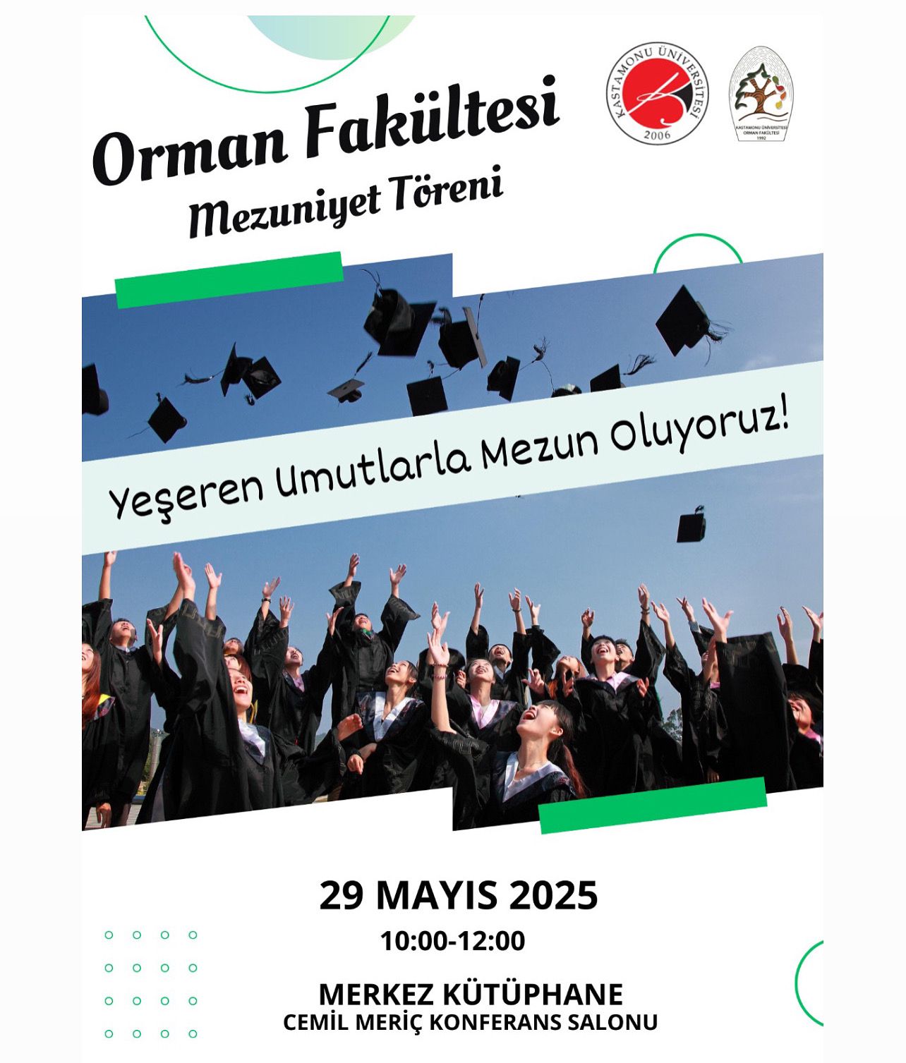 Yeşeren Umutlarla Mezun Oluyoruz!