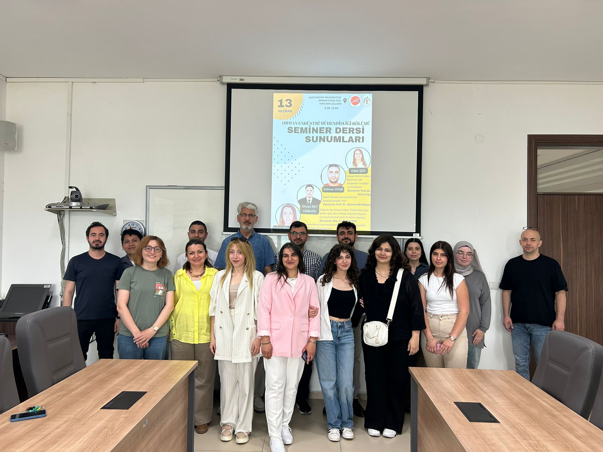 Orman Endüstri Mühendisliği Ana Bilim Dalı Seminer Sunumları Gerçekleştirildi