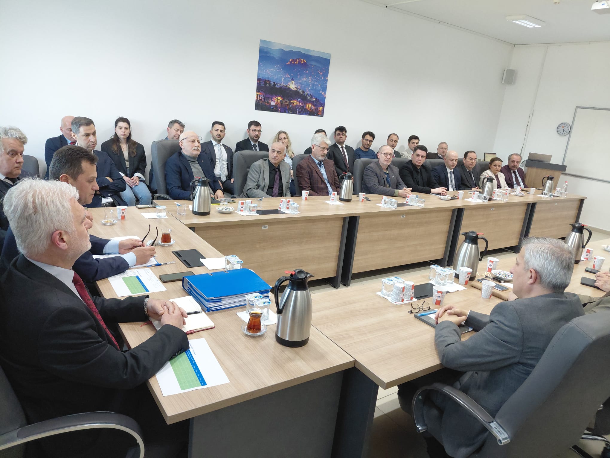 Rektörümüz Prof. Dr. Ahmet Hamdi Topal’ın Katılımlarıyla Fakültemizde Akademik Kurul Toplantısı Gerçekleştirildi