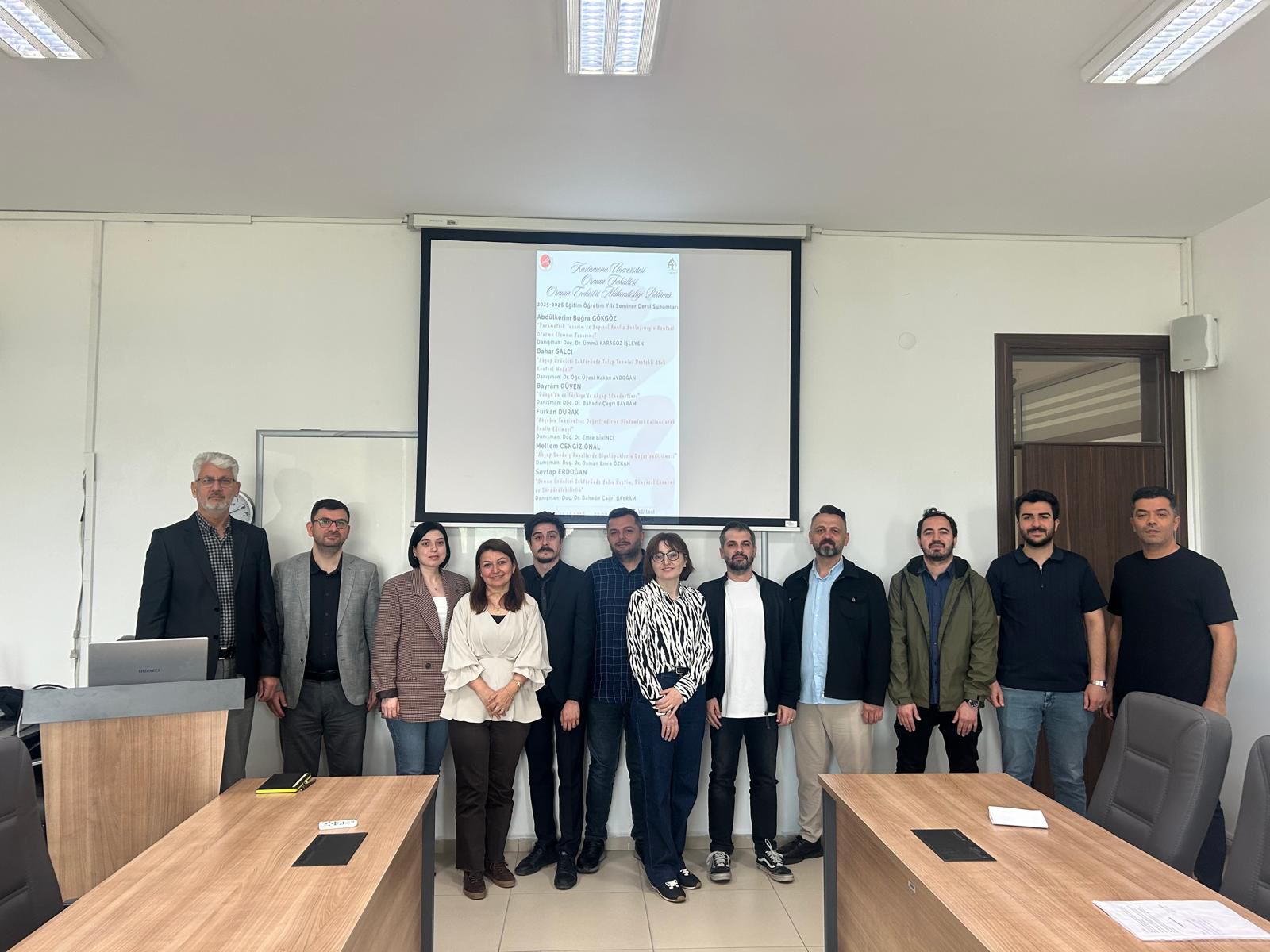 Orman Endüstri Mühendisliği Ana Bilim Dalı Bahar Dönemi Lisansüstü Seminerleri Başarıyla Tamamlandı 