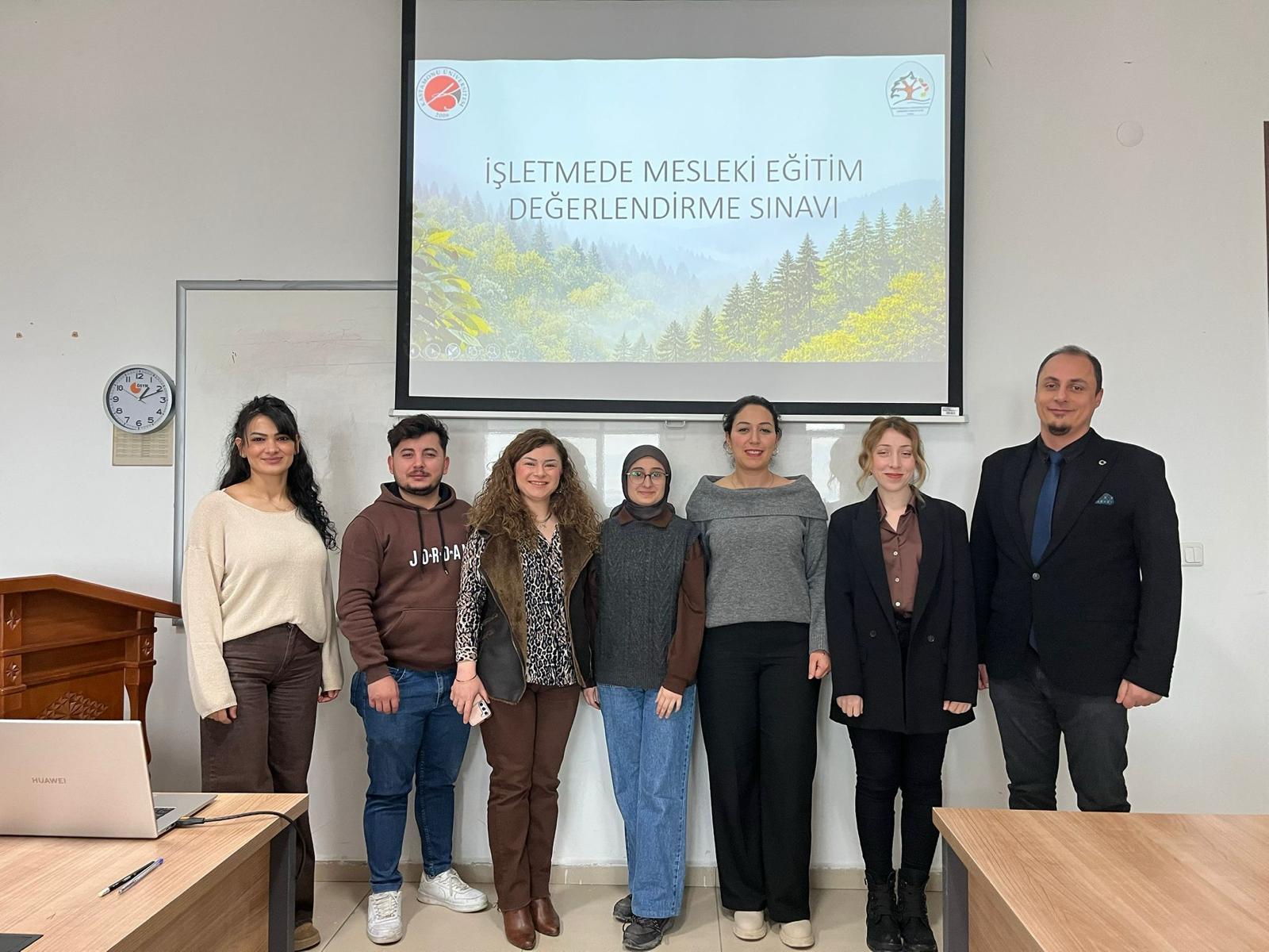 Orman Mühendisliği 4. Sınıf Öğrencilerinin İş Yeri Eğitimi Final Sunumları Gerçekleştirildi