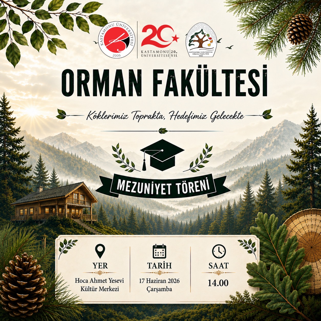 Fakültemiz Mezuniyet Töreni’ne Davetlisiniz