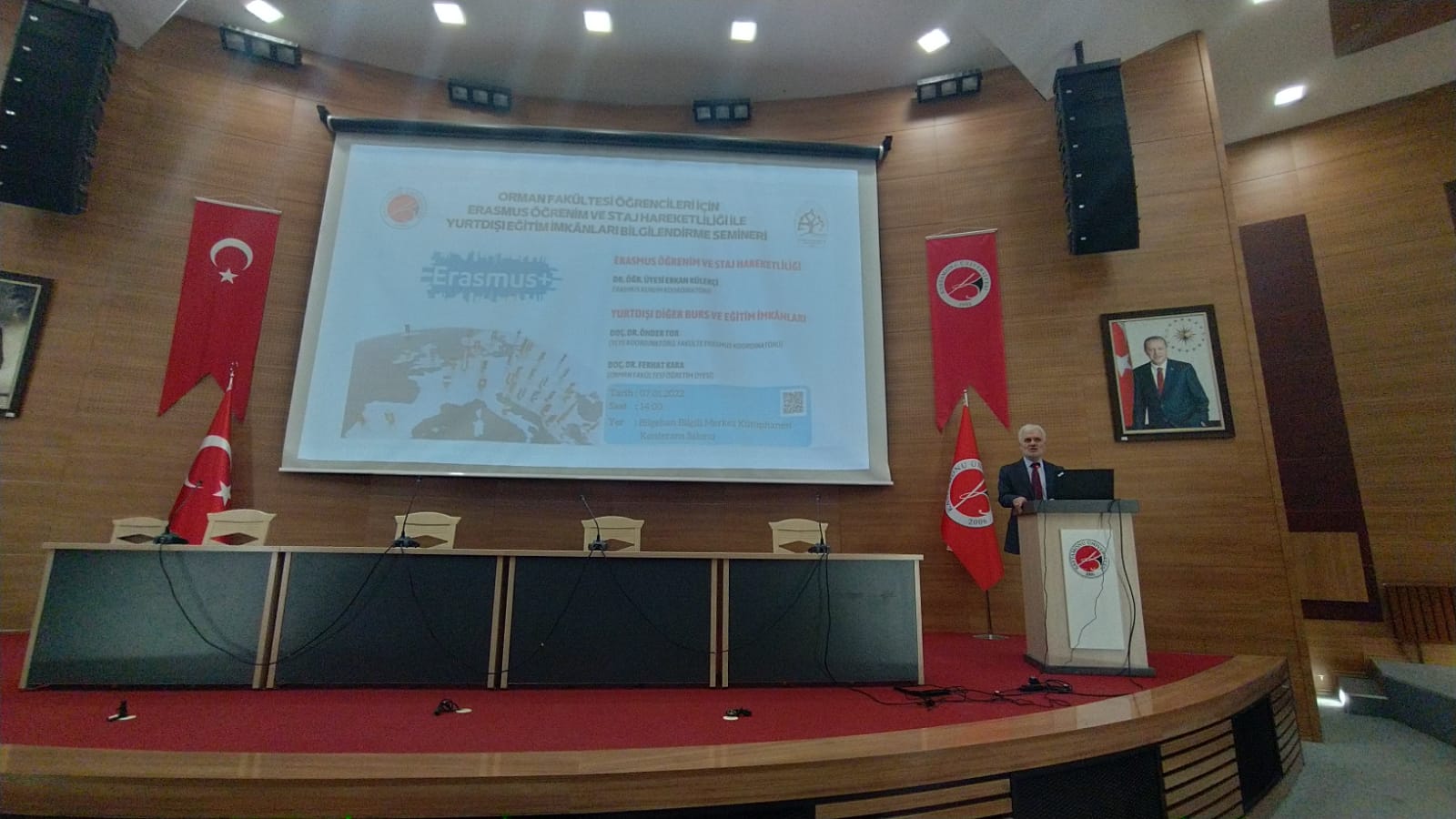 Orman Fakültesi Öğrencileri İçin Erasmus Bilgilendirme Semineri Düzenlendi