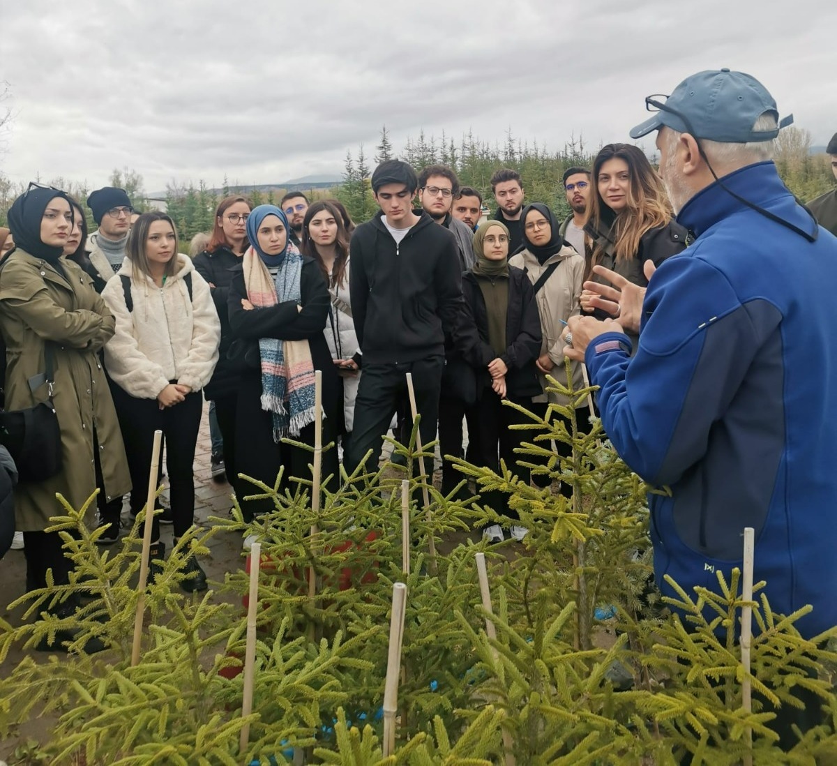 Orman Mühendisliği Bölümü 3. ve 4. sınıf öğrencilerimiz Fidan Üretim Faaliyetlerini Gölköy Fidanlık Şefliğinde İncelediler