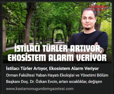 Öğretim Üyemizden İklim Krizinin Ekosistem Üzerindeki Etkileri Hakkında Açıklamalar